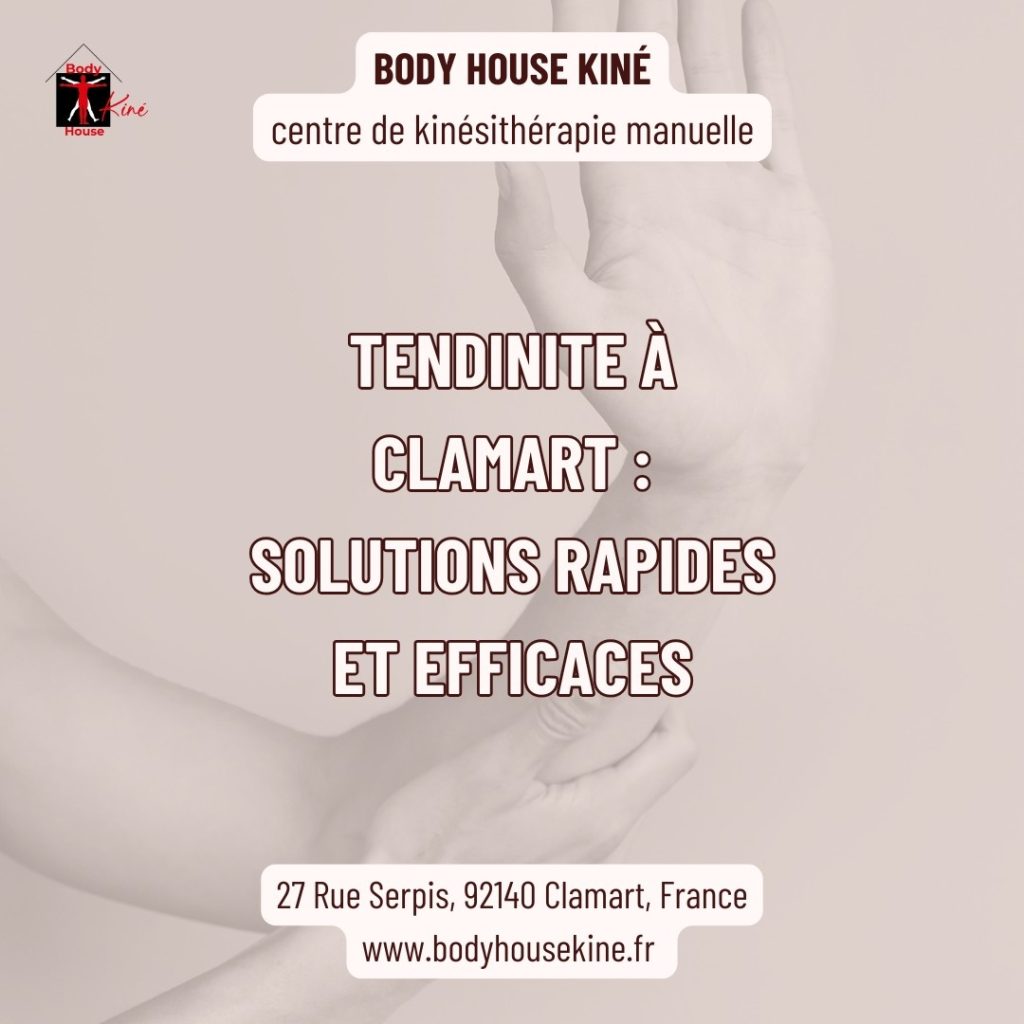 Tendinite à Clamart - Body House Kiné