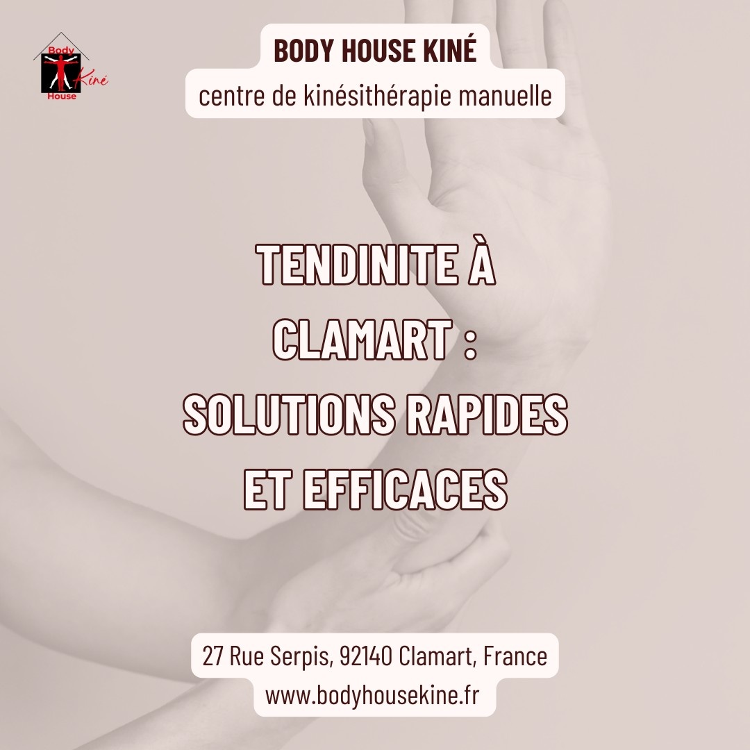 Tendinite à Clamart - Body House Kiné