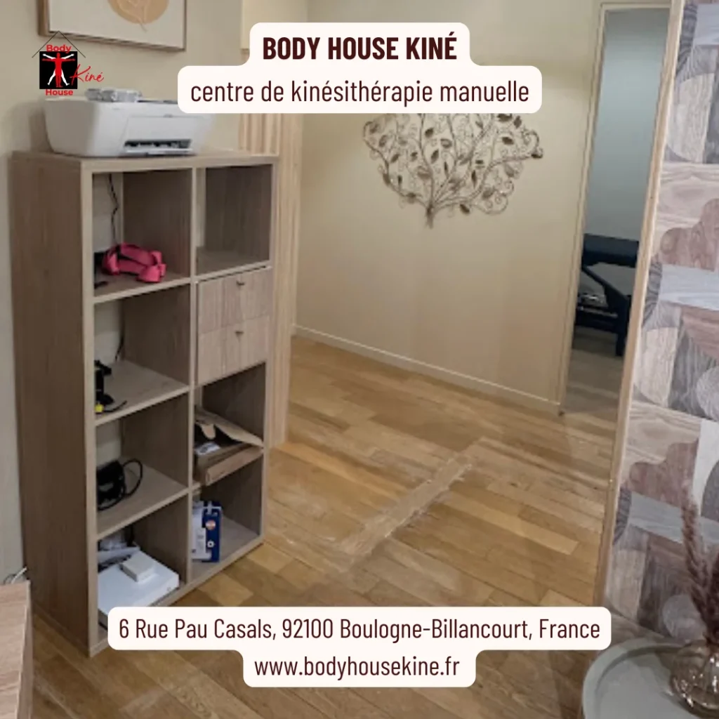 Espace casiers du cabinet BHK rue Pau Casals à Boulogne-Billancourt, rangement personnel des patients
